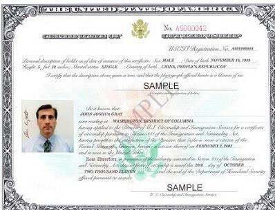Certificate of Citizenship using Form N-600