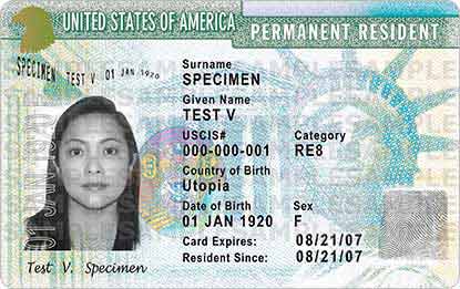 Green Card Replacement