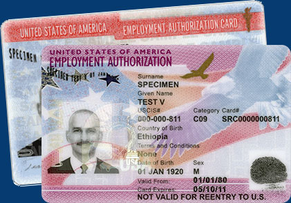 Formulario para la tarjeta de permiso de trabajo
