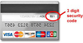 Where to find the security code I need a credit card expiration date for visa: plz i wanna try out the new apple ipad 2 so i went 2 ggso.ga but i have to sign up for 2 things on there list so i chose netflix and onlingo exept it says i need a credit card number and a security code .