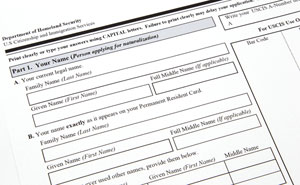 INS Forms Citizenship